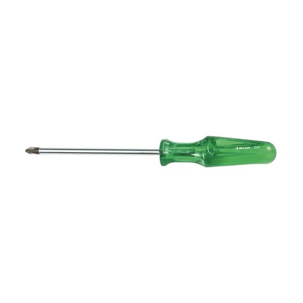 Chave Phillips nº3 5/16"x6" Ergonômica Belzer Chave phillips nº3 5/16"x6" ergonômica cinza e verde Belzer