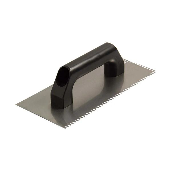 Desempenadeira de Aço para Pastilha 12 x 26 cm com Cabo Plástico Cortag Desempenadeira Aço Para Pastilha 12 X 26cm Com Cabo Plástico Cortag