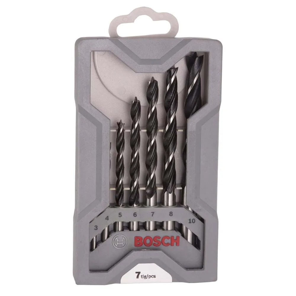 Jogo de Brocas para Madeira Bosch Mini X-Line 3-10mm com 7 Peças Broca para madeirade 3 - 10mm 7 peças Bosch
