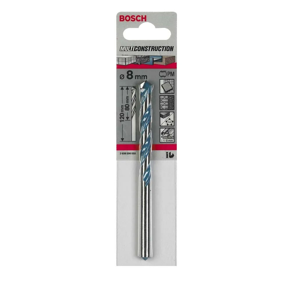 Broca Multiuso Bosch CYL-9 MultiConstruction 5x50x85mm Broca multiuso Construction 5x50mm Bosch
