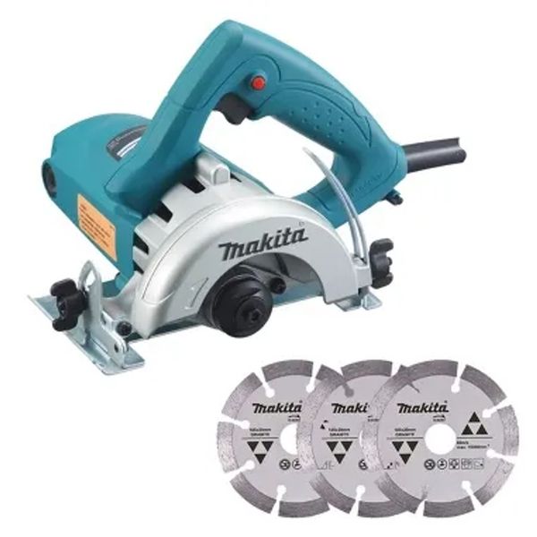 Serra para Mármore 125mm 1450W 4100NH2Z 220V Com 3 Discos Makita