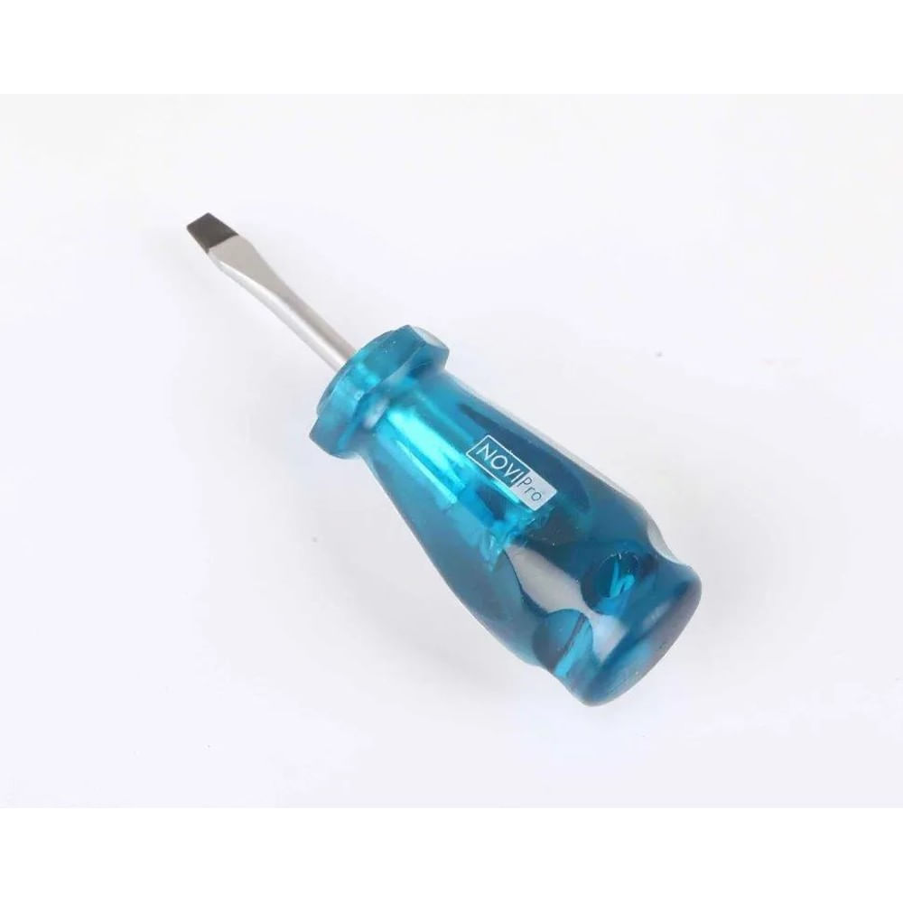 Chave de Fenda Atarracada Transparente 5x38mm (3/16x1.1/2") Novipro