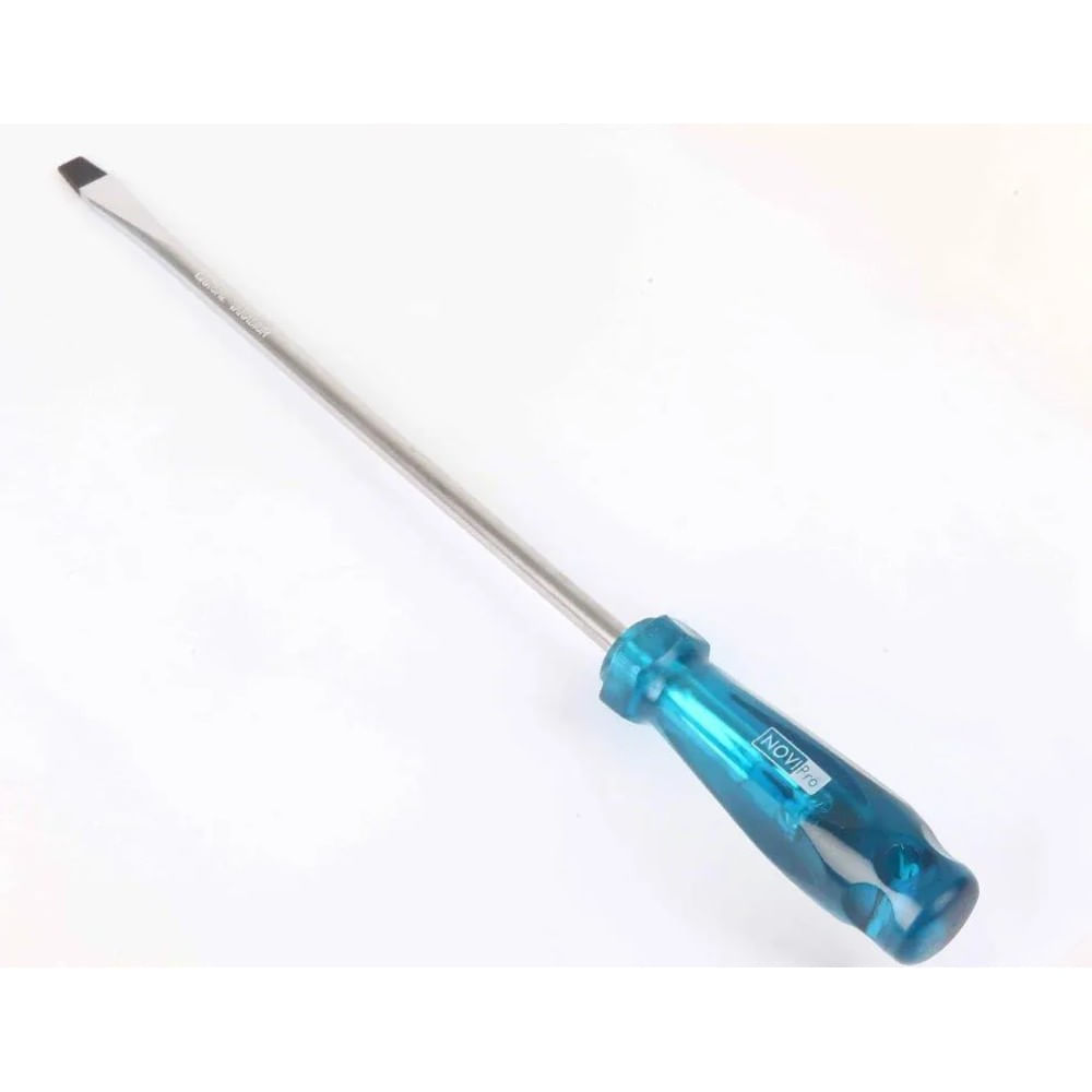 Chave de Fenda Transparente Novipro 6x200mm (1/4x8") Chave de Fenda Transparente 6x200mm (1/4x8") Novipro