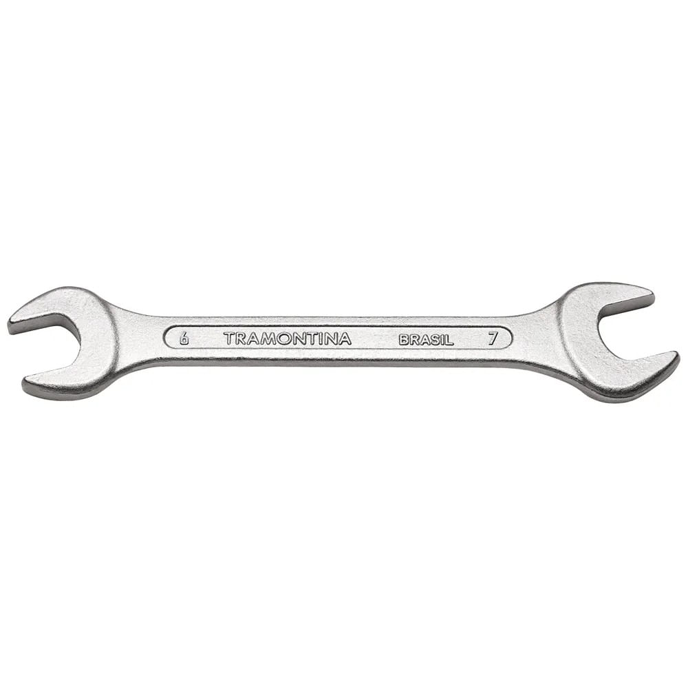 Chave Fixa 6x7mm Tramontina em Aço Especial Cromado Chave Fixa 6x7mm Tramontina