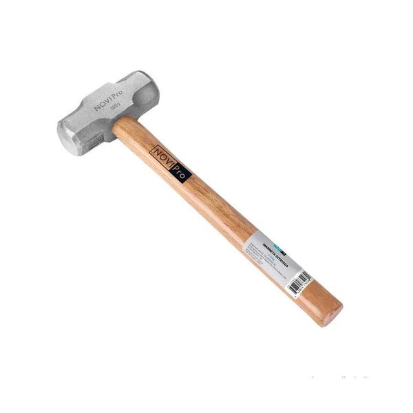 Marreta Oitavada 0,5kg com Cabo de Madeira Novipro Marreta oitavada 0,5Kg Novipro