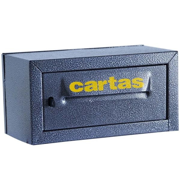 Caixa de Correio de Embutir com Chapa Frontal 1/2 Tijolo 609 Preta Pintart Caixa de correio com chapa frontal 1/2 Tijolo 609 preta Pintart