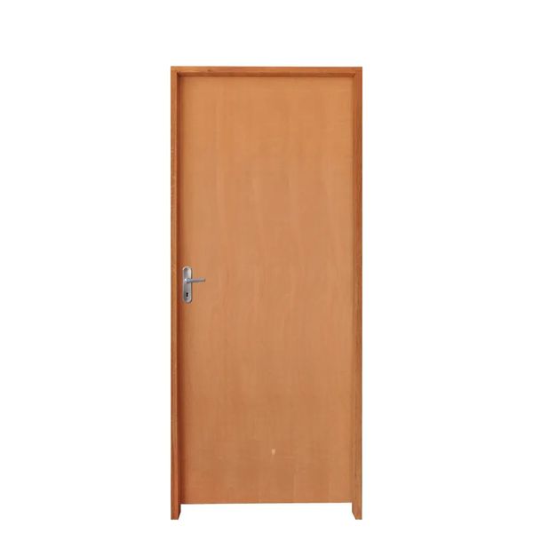 Kit porta de madeira direita Rodam 210x72x14cm curupixá