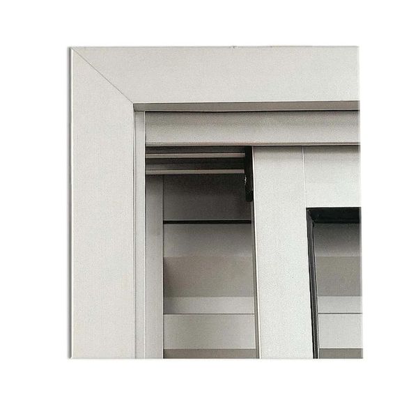 Guarnição para Janela Veneziana ou de Correr Alumifort Sasazaki Alumínio Branco 100x120cm Guarnição Veneziana Ou Janela De Correr Alumínio Branco 100x120 Alumifort Sasazaki