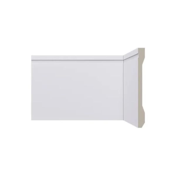 Rodapé de Poliestireno Santa Luzia LEV152 Branco 15cm x 2,40m Rodapé de Poliestireno LEV152 Branco 150mm de Altura 2,40m Santa Luzia