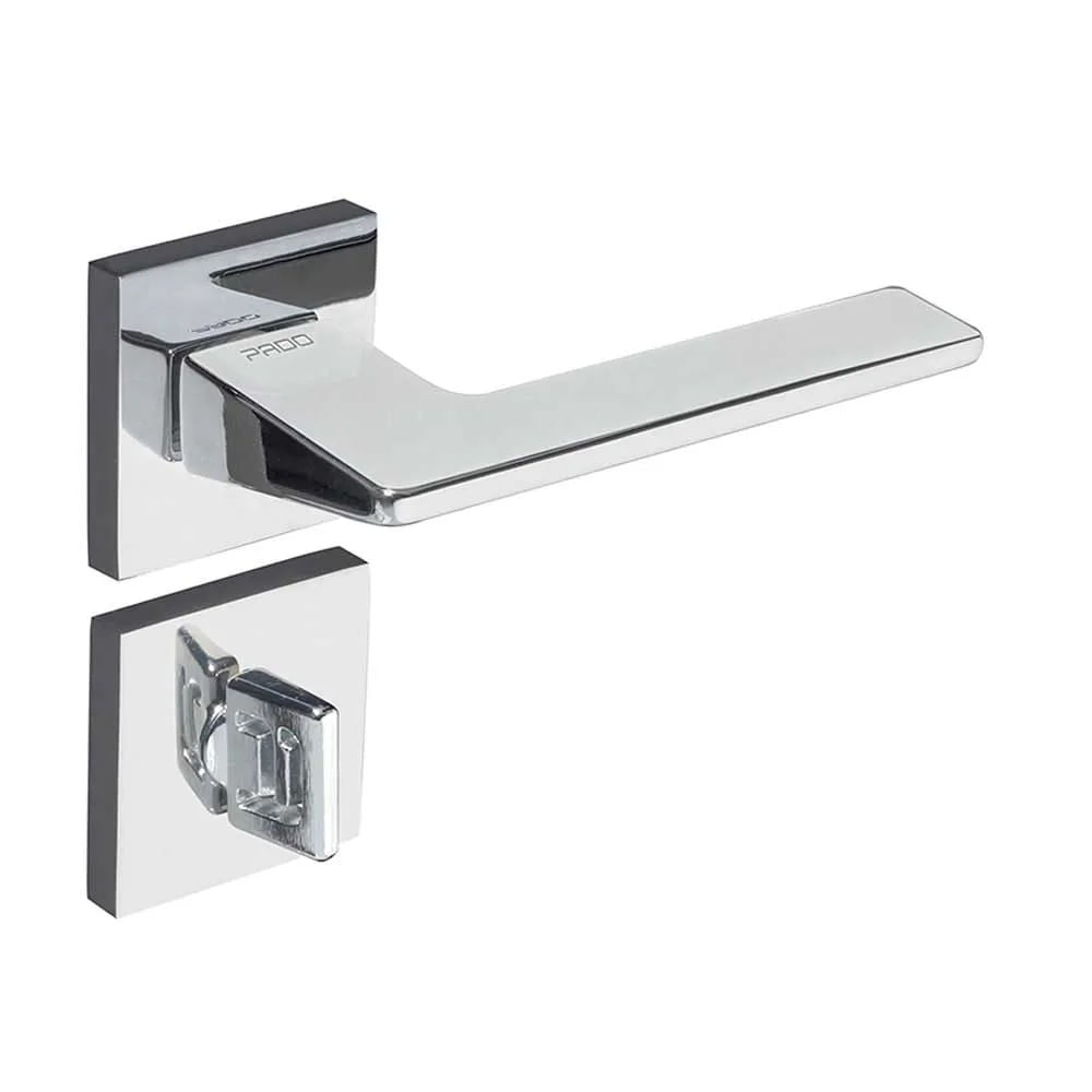 Fechadura para Banheiro Pado de Aço Zamac Sara 55mm Cromada Fechadura Zm Sara Rq2 221-90 Banheiro Cr Pado