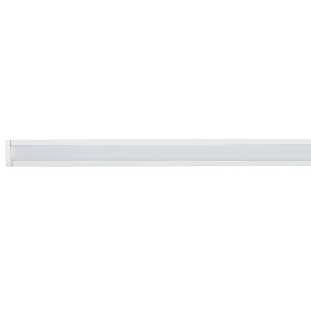 Perfil de Embutir Slim Gaya em Alumínio Branco 1 Metro Perfil Slim Embutir Branco 1 Metro Gaya