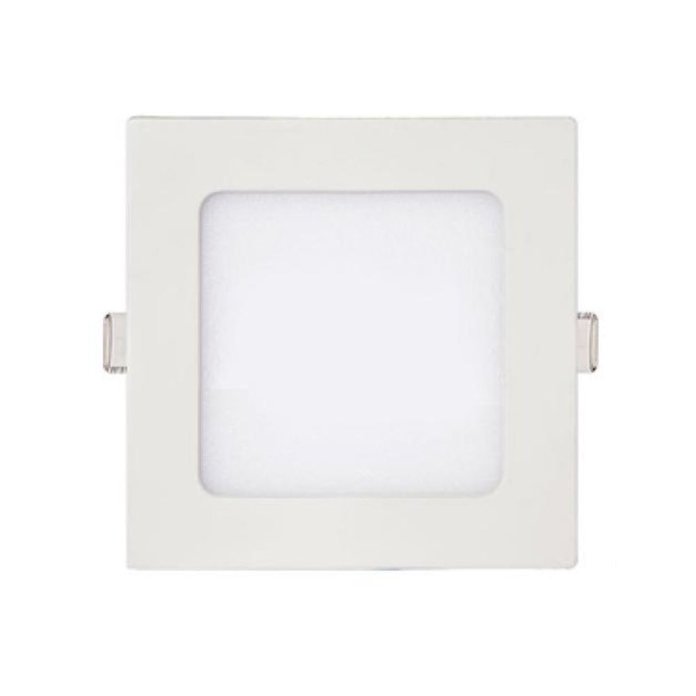 Luminária de Embutir LED Slim Quadrada Kian 6W 6000K Branca Luminária de Embutir Kian Quadrado LED Slim G2 Alt: 2cm Comp.: 11,8cm Larg: 11,8cm 6W 6000K Branca