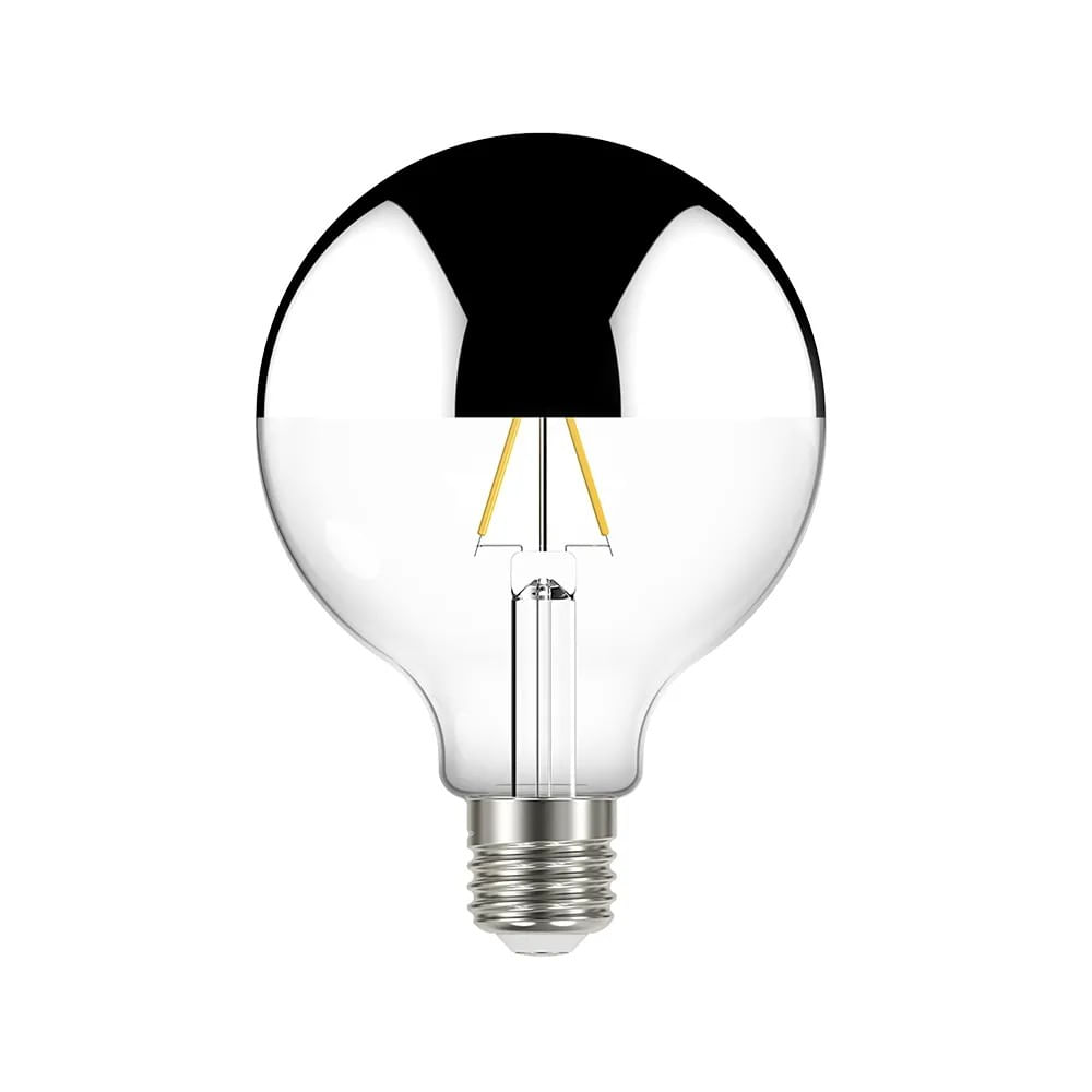 Lâmpada LED Filamento Globo G95 Defletora Espelhada 3W Autovolt E27 Taschibra Lâmpada Led Filamento Defletora Espelhada Globo G95 Auto Taschibra