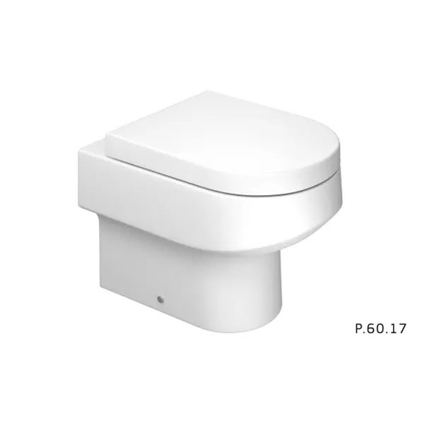 Kit Vaso Sanitário Convencional Carrara Branco Deca com Assento Soft Close Kit Vaso Sanitário Convencional Completo de Carrara Branco Deca