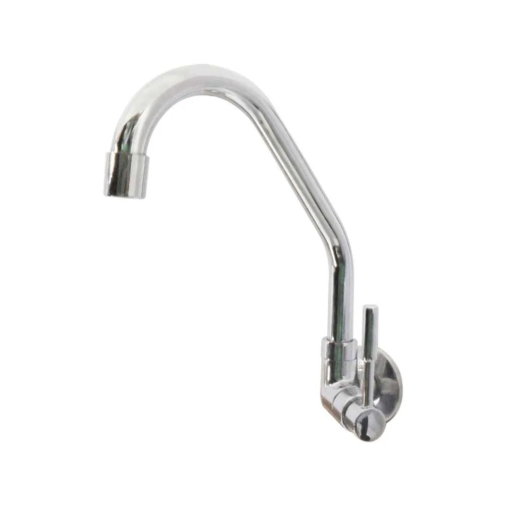 Torneira para Cozinha de Parede Esteves 1168 C31 1/4 de Volta com Arejador Cromado