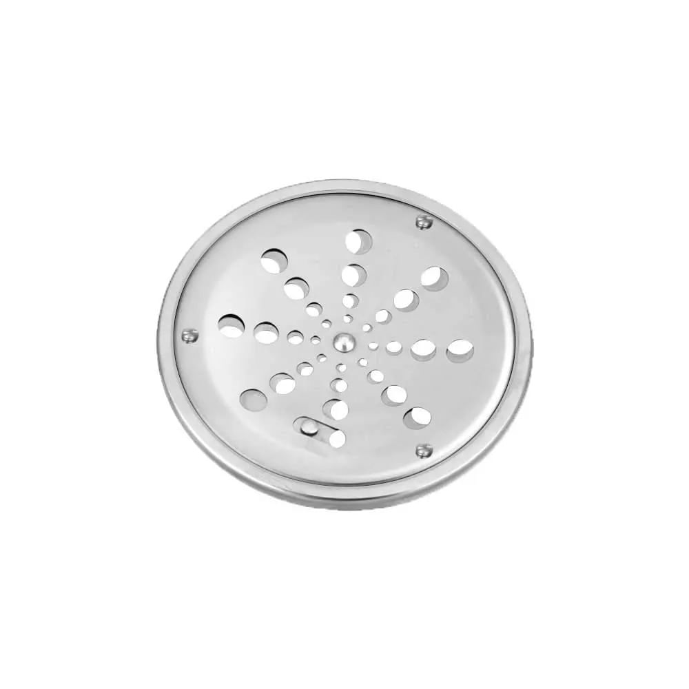 Grelha Redonda de Inox 10cm com Caixilho e Fecho VAD271 Esteves Grelha redonda de inox com caixilho e fecho 10cm VAD271 Esteves