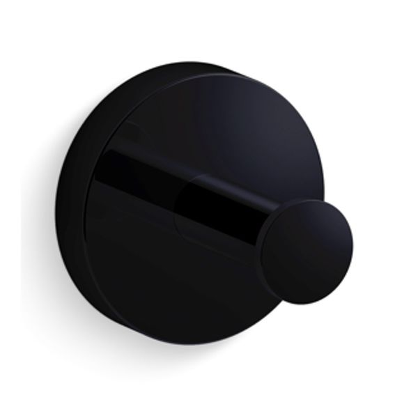 Cabide Elate Kohler em Metal Preto Cabide Elate Black Kohler