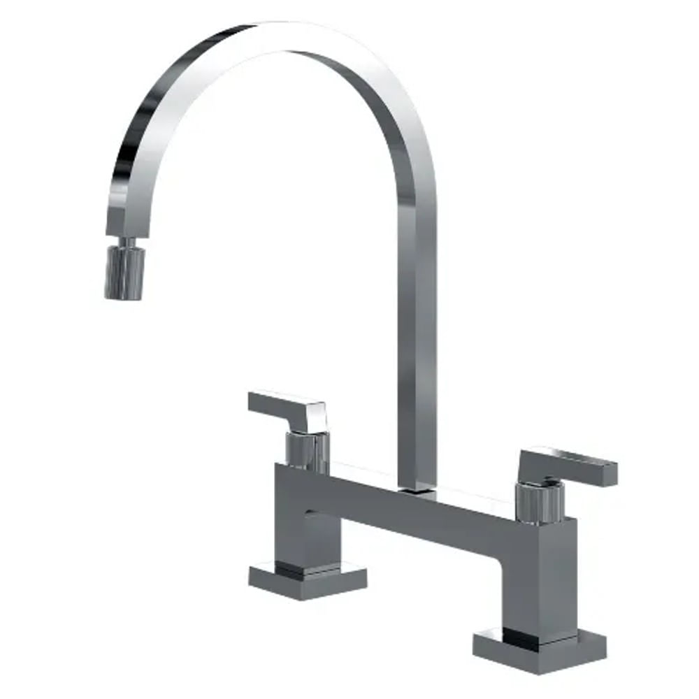 Misturador para Cozinha de Mesa Bella Clássica Fani com Bica Móvel Cromado Misturador p/ Cozinha Bella Clássica de Mesa c/ Bica Móvel Cromada Fani