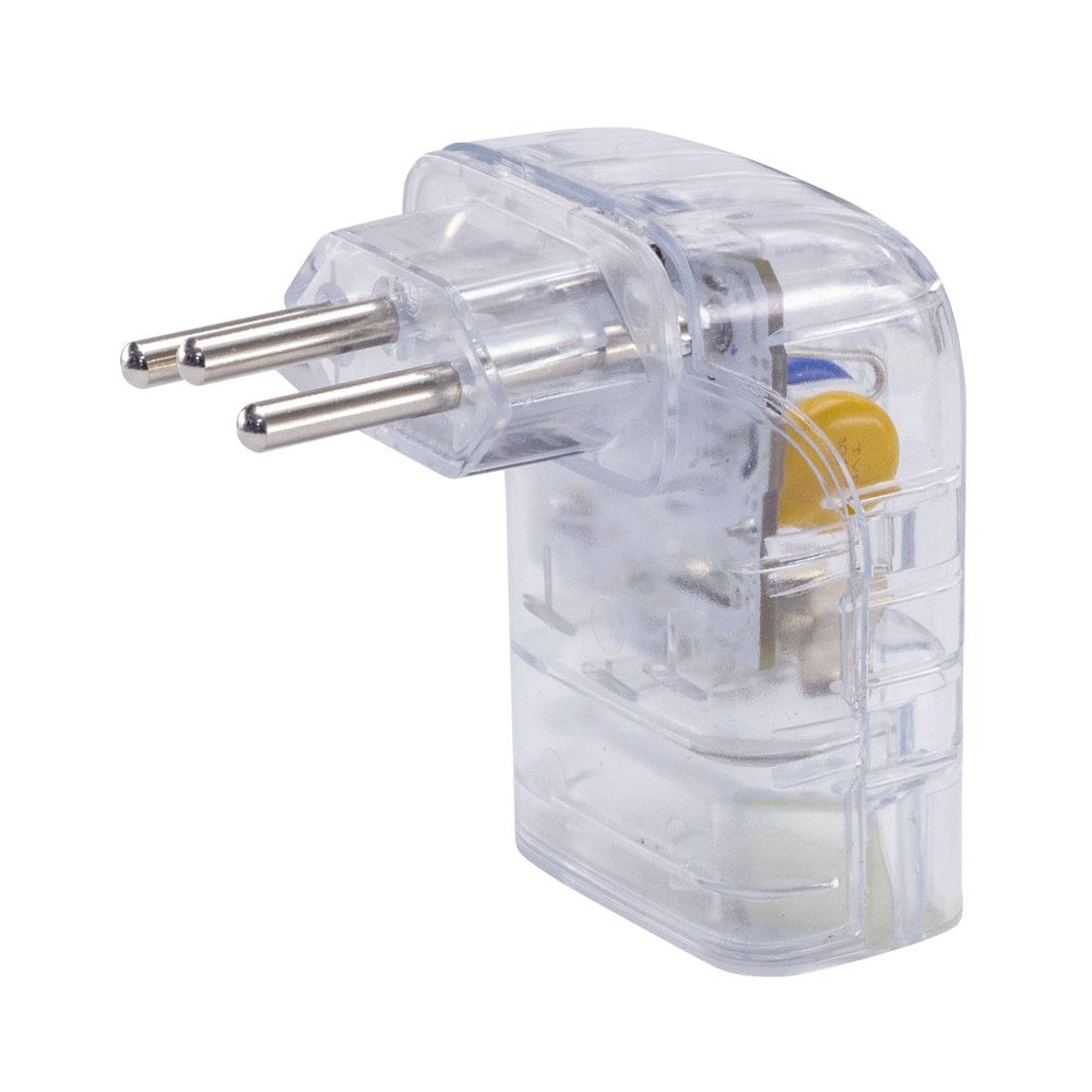 Protetor Dps 10A Com Plug 90° Transparente Forceline