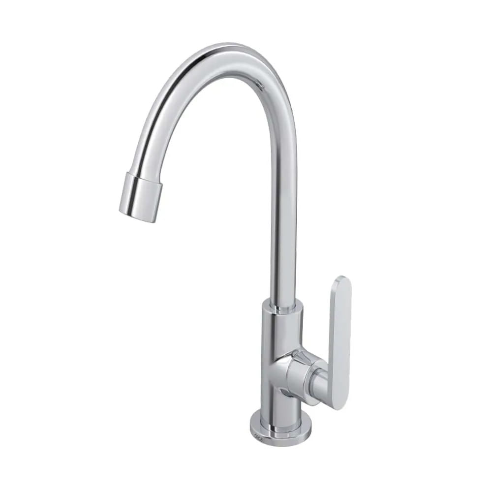 Torneira de Mesa para Lavatório Bica Baixa Flex Plus Deca Cromado Torneira De Mesa Bica Baixa Para Lavatório Flex Plus Cromado Deca