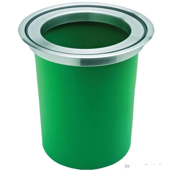 Lixeira de Sobrepor Redonda Franke 12 Litros em Aço Inox com Balde Removível Lixeira De Sobrepor Redonda Balde Removível 12 Litros Franke
