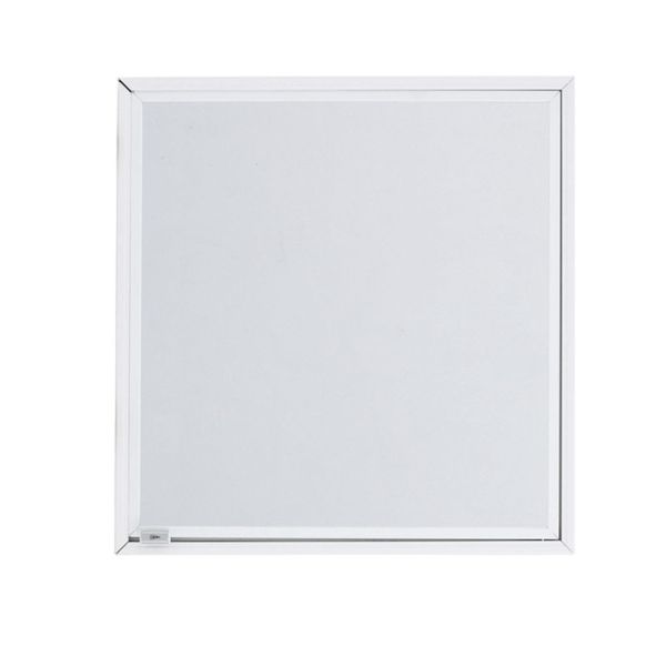 Armário para Banheiro de Sobrepor Cris Metal Branco com Espelho 49,9x53,4cm Armário Para Banheiro Sobrepor Branco 1131 Cris Metal