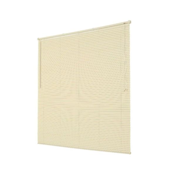 Persiana Premier Conthey 100x220cm em PVC Bege Persiana 100x220cm bege Premier Conthey