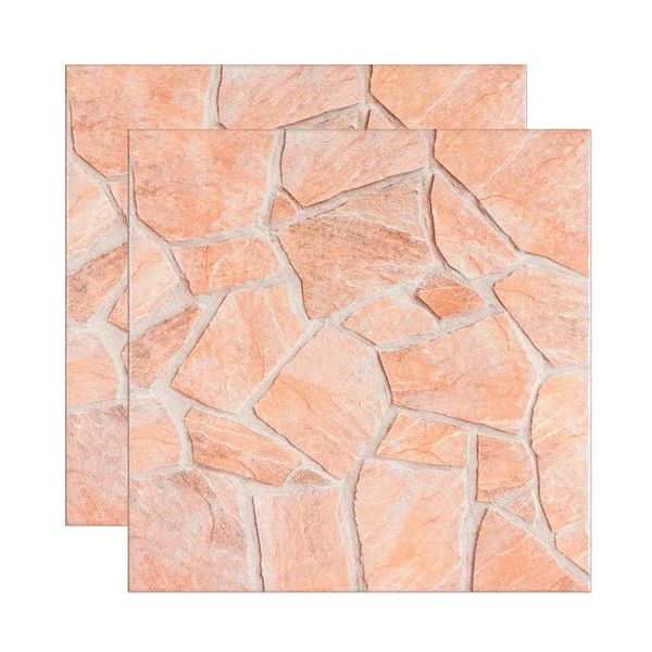 Piso Cerâmico Rústico Coliseu Bege 50x50cm Formigres 2,5m² Piso Cerâmico Rústico 50x50cm Caixa com 2,5 m² Granilhando Extra Bege Coliseu Formigres