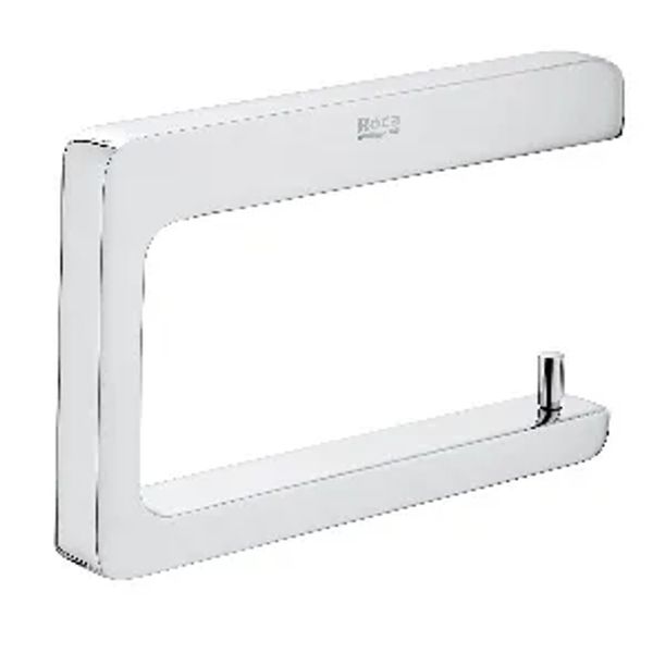Papeleira para Papel Higiênico Roca Tempo Cromada em Metal Papeleira Cromada Tempo Roca