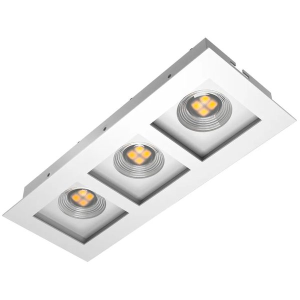 Spot de embutir par16 3 luzes gu10 bcm-bcm ORLUCE
