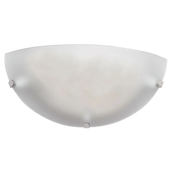 Arandela de vidro fosco Clean 30cm 60W jateado Bronzearte