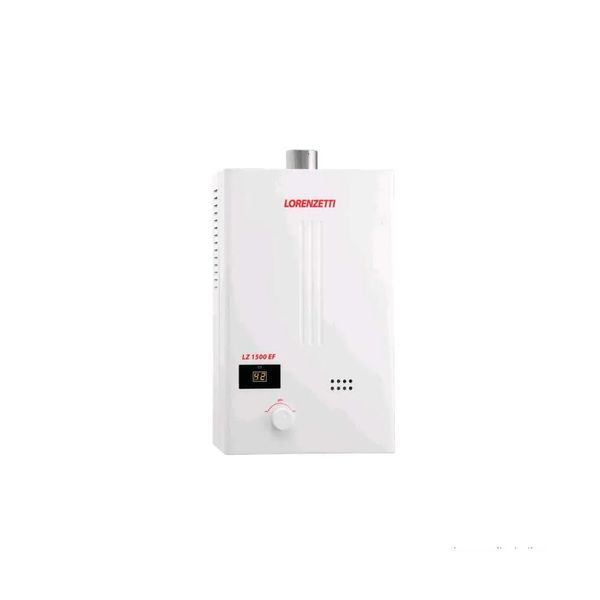 Aquecedor a Gás Branco LZ 1500EF 15 Litros GN Lorenzetti