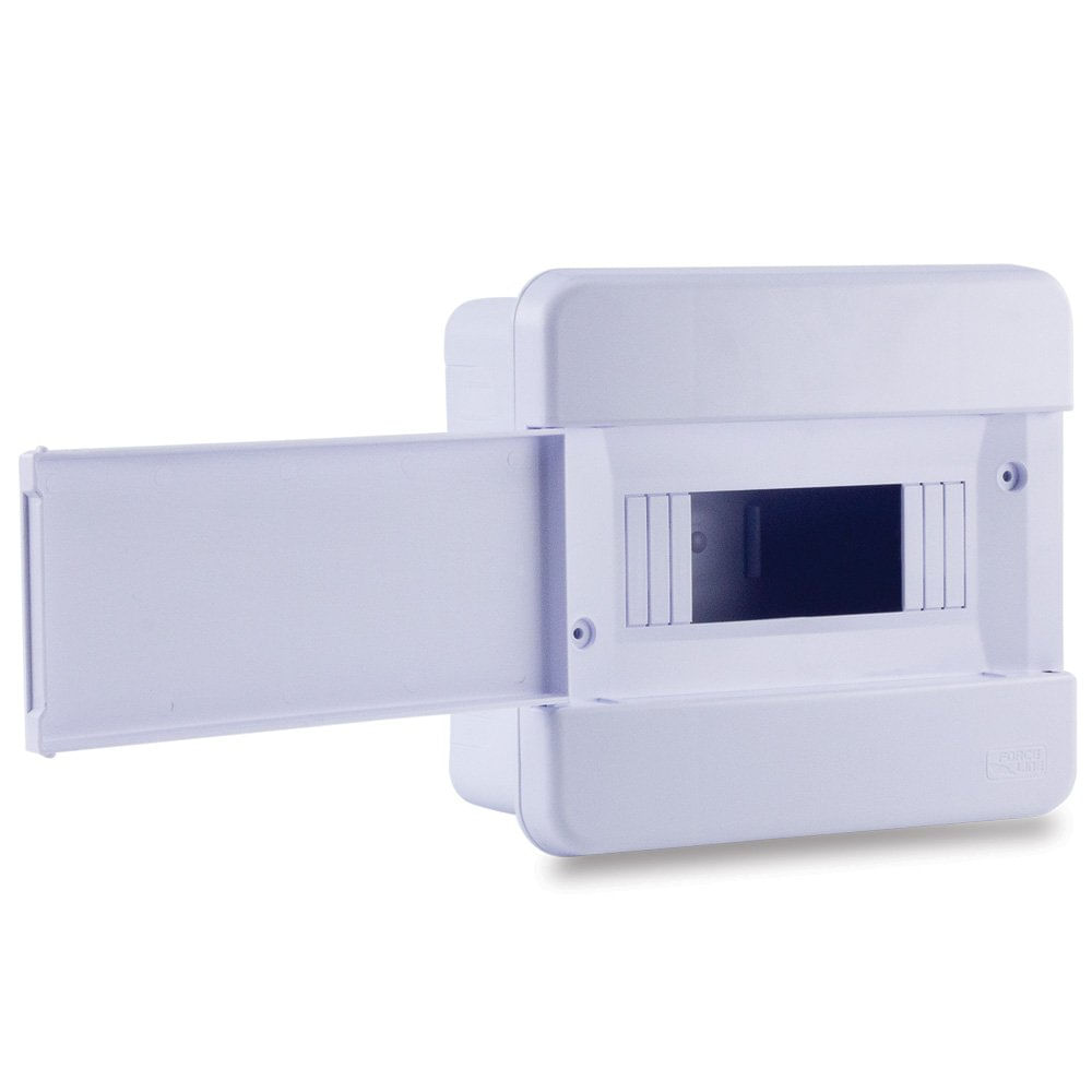 Quadro De Distribuição Com Barramento Neutro / Terra 8 Din Forceline
