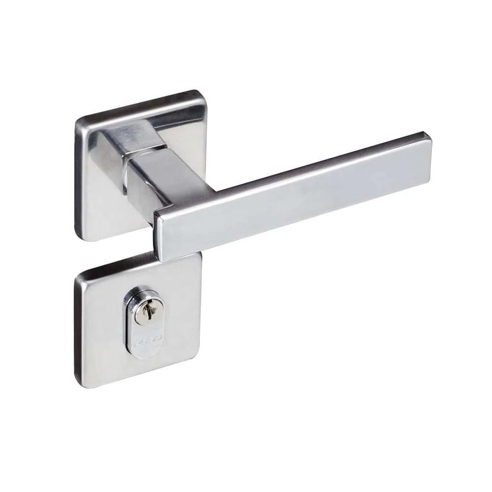 Fechadura Externa Pado Concept 408 Cromada em Aço Zamac Fechadura Zm Concept Rr1 408-40 Externa Cr Pado