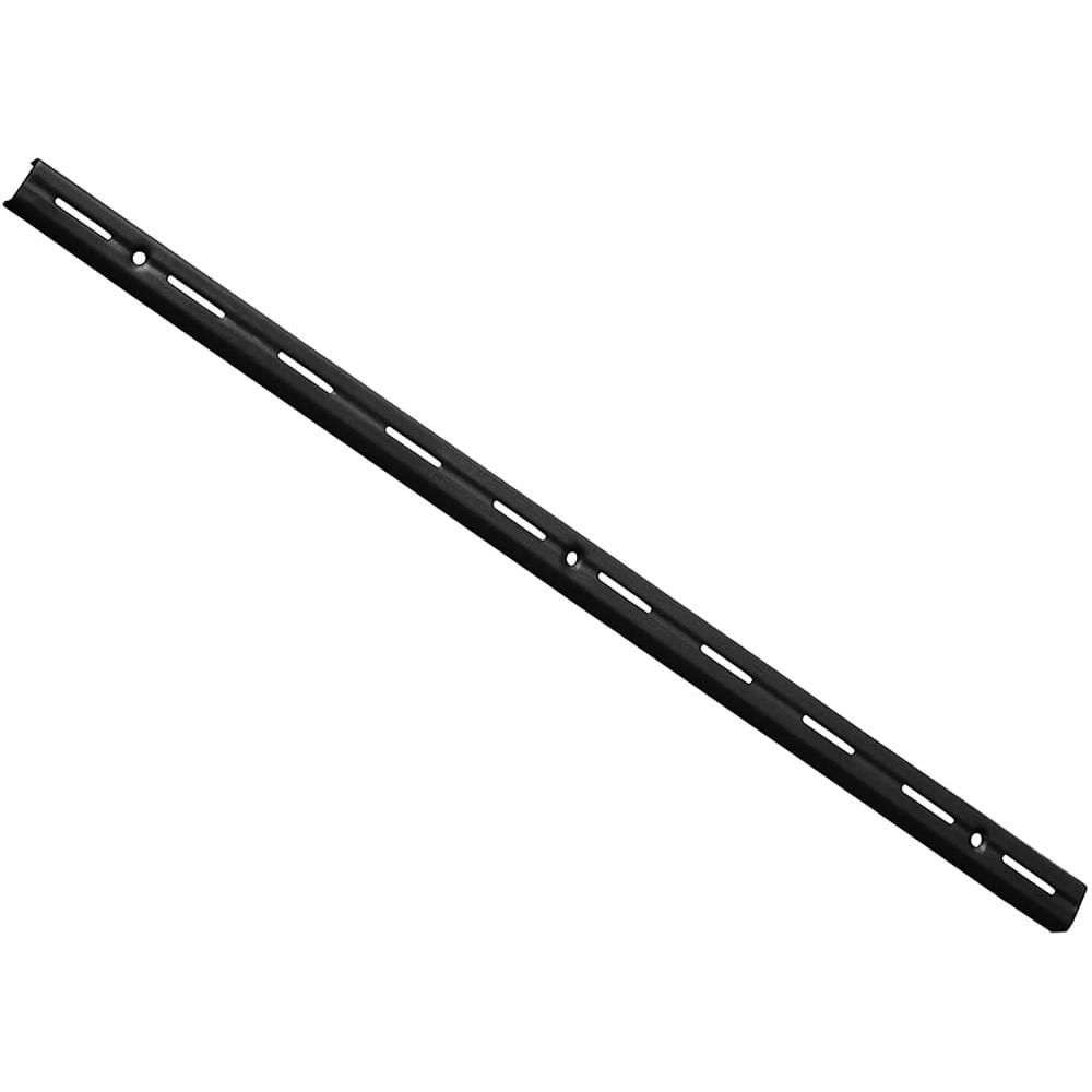 Trilho para Prateleira Prat-K 100cm em Metal Preto Trilho para prateleira 100cmcm preto Prat-K