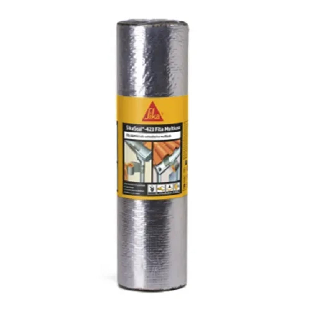 Fita Multiseal Sika Impermeável Autoadesiva 50cm x 10m Fita Multiseal Impermeável Autoadesiva 50cm Rolo 10M Sika