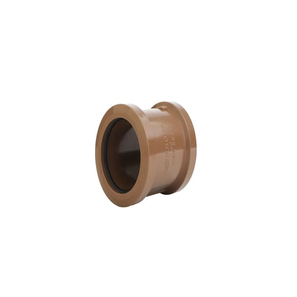 Luva de Correr Soldável 32mm em PVC Marrom Krona Luva De Correr Soldável 32mm Marrom Af Krona