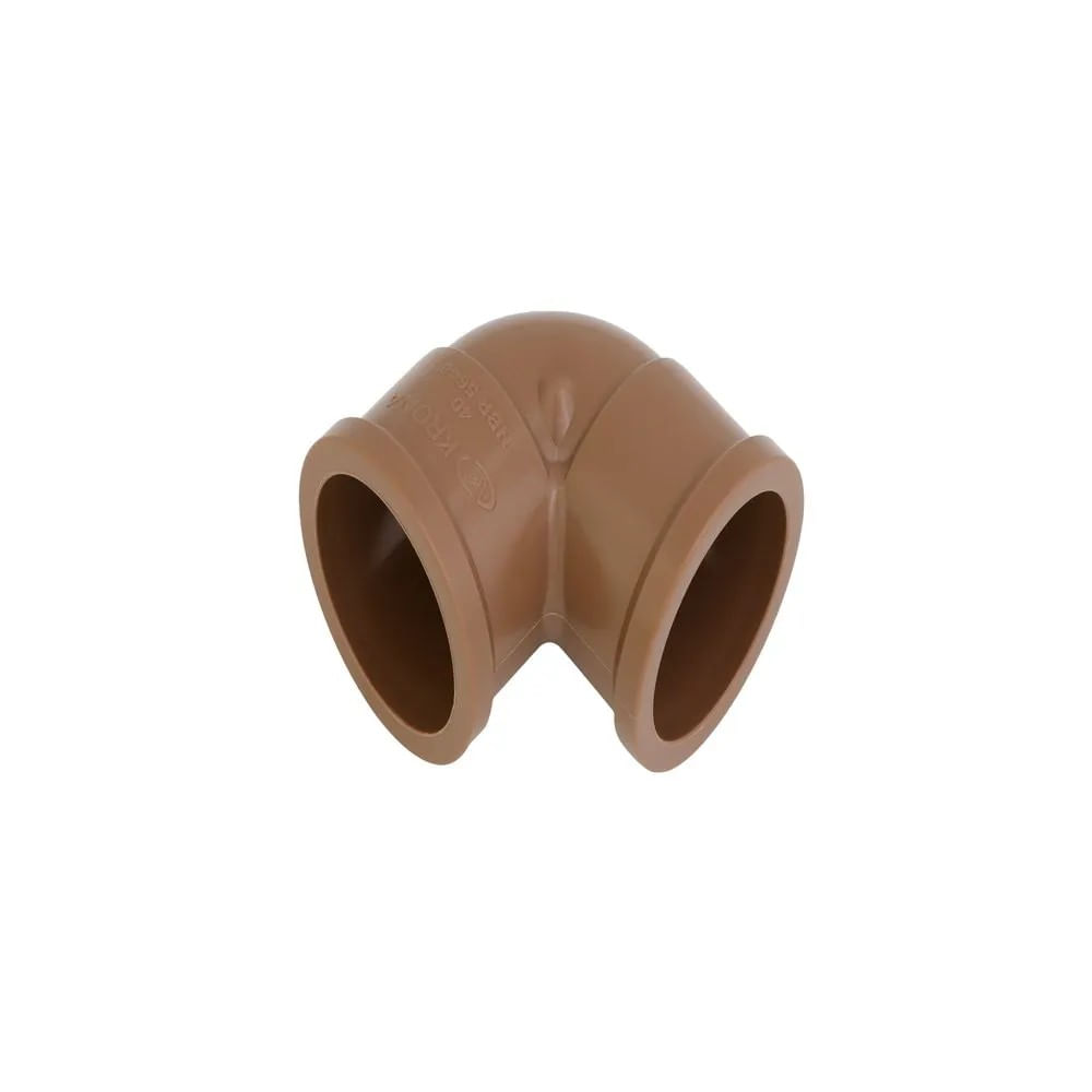 Joelho 90° Soldável em PVC 50mm Krona Joelho 90 Soldável Pvc 50mm