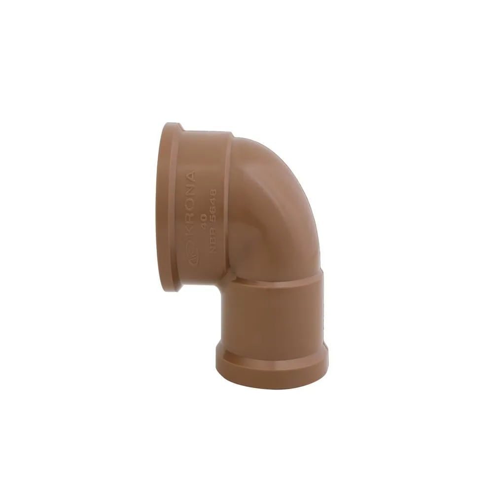 Joelho 90° Soldável em PVC 25mm Krona