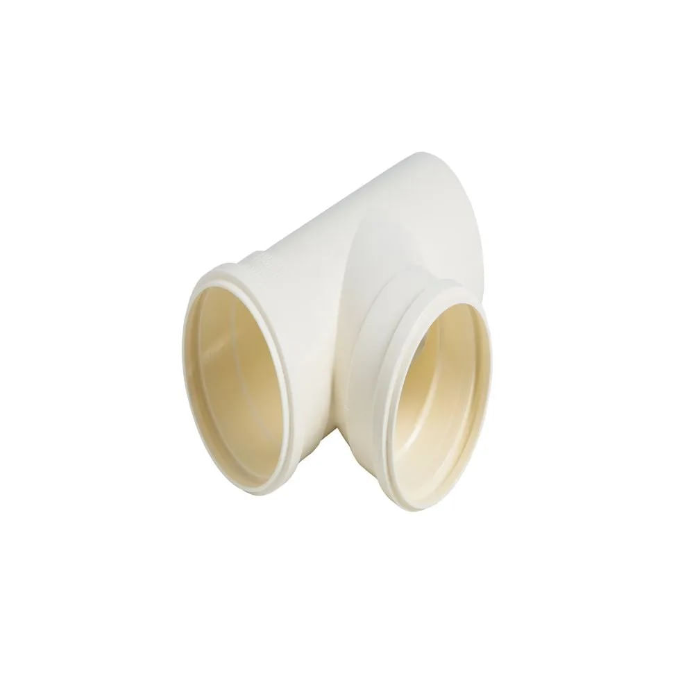 Te de Esgoto Primário Krona DN 100x100 mm em PVC Branco Te Esgoto Prim Dn 100x100 Krona