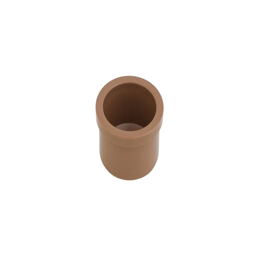 Cap Soldável 50mm Krona em PVC Marrom Cap Soldável 50mm Krona