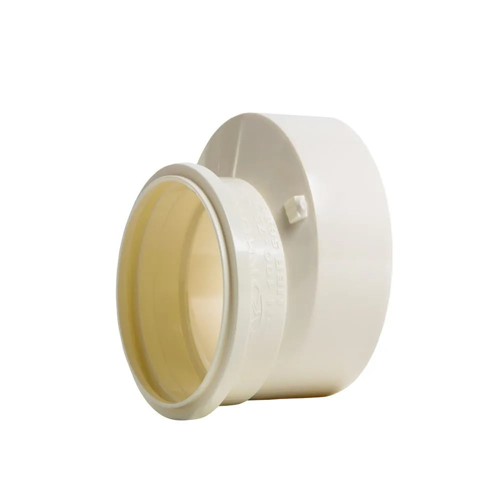 Redução Excêntrica para Esgoto Primário Krona DN 100x50 mm PVC Redução Excêntrica Esgoto Prim Dn 100x50 Krona