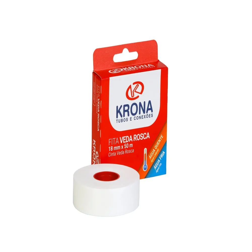 Fita Veda Rosca 12mm x 10m Krona Fita Vedarosca 12mm X 10m Krona