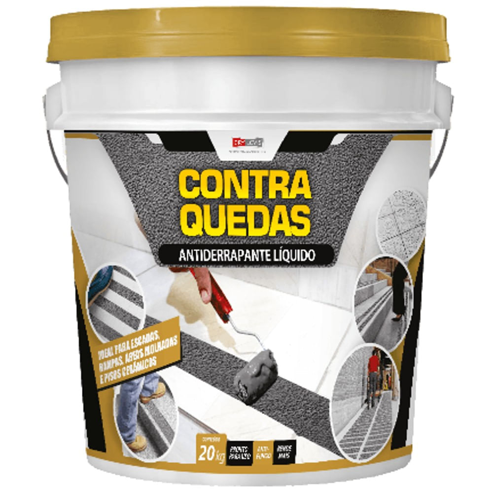 Antiderrapante Líquido Contra Quedas Amarelo Demarcação 250G Drylevis