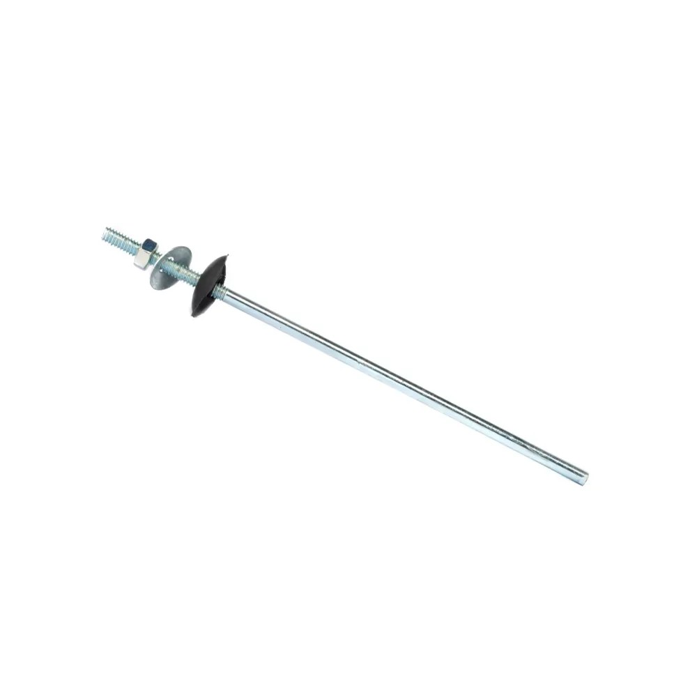 Conjunto 12 Hastes Beltools 1/4 x 300 mm com Arruela de Vedação Reta e Porca Conjunto haste Beltools 1/4 x 300 com arruela de vedação reta