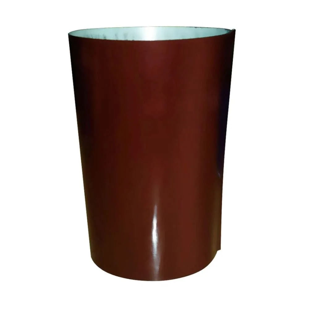 Bocal para Calha Redondo 3 Polegadas Marrom Calhaforte Bocal para calha redondo 3" marrom Calhaforte