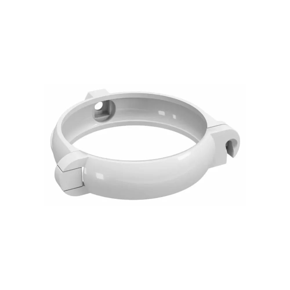 Braçadeira para Condutor Classic em PVC Branco 80mm Odem Braçadeira Para Condutor Classic Em PVC Branco Odem