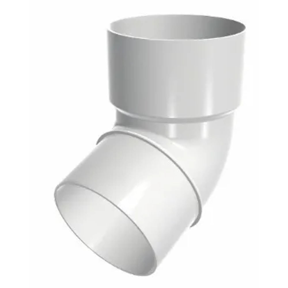 Joelho para Condutor Classic 67° em PVC Branco Odem Joelho Classic Em PVC 67° Branco Odem