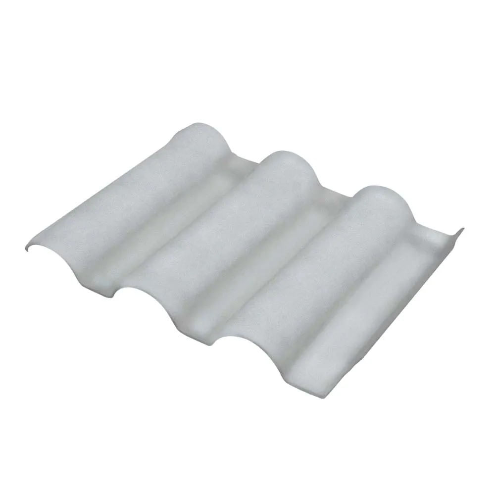 Telha colonial de fibrocimento 81,6x61,8cm 6mm cinza Brasilit