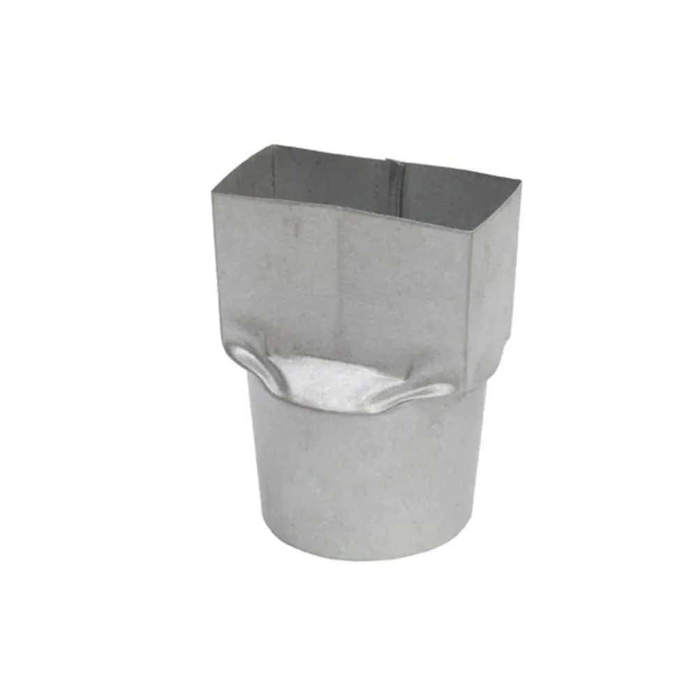 Bocal Misto para Calha Galvanizada 4 Polegadas Calhaforte Bocal para calha galvanizada 4" misto Calhaforte